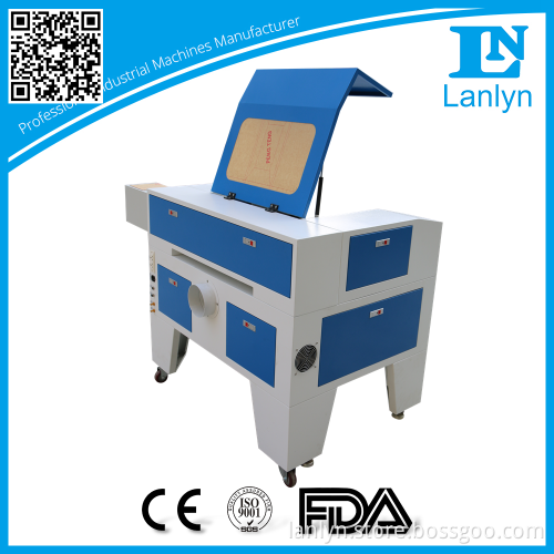 high speed roller system 80w step /servo motor small laser cutting machines for sale